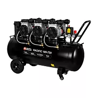 Безмасляный поршневой компрессор QUATTRO ELEMENTI PACIFIC 100-720 720 л/мин, 100 л, 5.5 л.с, 8 бар 915-380