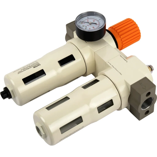 Блок подготовки воздуха WIEDERKRAFT 3/4, 16 бар с влагоотделителем 5 мк, лубрикатором и регулятором давления WDK-70160FA фото 4 Блок подготовки воздуха WIEDERKRAFT 3/4, 16 бар с влагоотделителем 5 мк, лубрикатором и регулятором давления WDK-70160FA фото 4