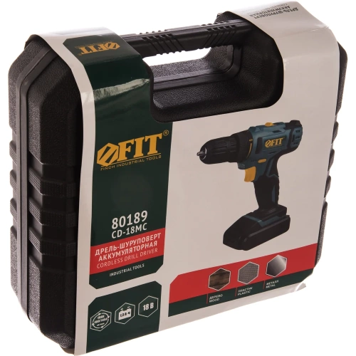 Аккумуляторная дрель-шуруповерт FIT 80189 фото 9 Аккумуляторная дрель-шуруповерт FIT 80189 фото 9