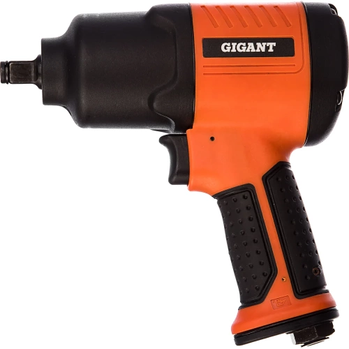 Ударный пневмогайковерт (720 Нм; 1/2"; кейс) Gigant PW 720 + набор головок фото 4