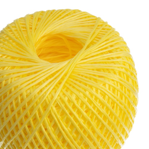 Шпагат полипропиленовый желтый, 1.7 мм, L400 м, Сибртех фото 2