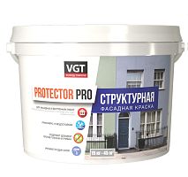 Краска фасадная структурная VGT Protektor Pro 10,3 л/15 кг