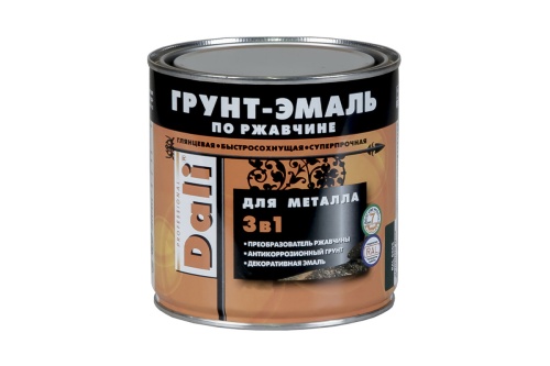 Dali грунт- эмаль по ржавчине 3 в 1 серая RAL 7004 2 л