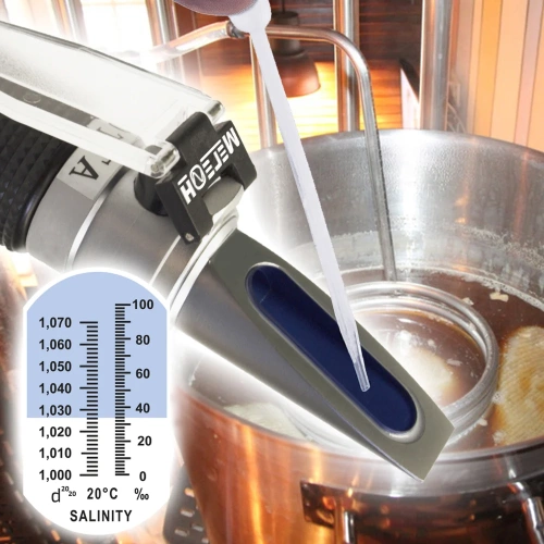 Рефрактометр для измерения концентрации и удельного веса соли МЕГЕОН 72029 к0000403897 фото 8 Рефрактометр для измерения концентрации и удельного веса соли МЕГЕОН 72029 к0000403897 фото 8