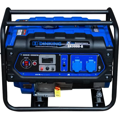 Бензиновый генератор Dinking DKА3000 3кВт, ручной стартер, 7лс ГЕН013