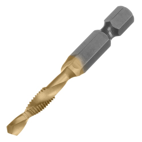 Сверло-метчик М5 х 0,8 мм, Р6М5// Denzel Сверло-метчик М5 х 0,8 мм, Р6М5// Denzel