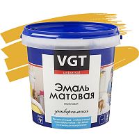 Эмаль универсальная VGT ВД-АК-1179 матовая желтая 1 кг