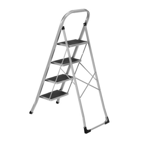 Стремянка стальная, 4 широкие ступени 20х30 см с полимерным покрытием Сибртех фото 2 Стремянка стальная, 4 широкие ступени 20х30 см с полимерным покрытием Сибртех фото 2