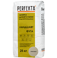 Затирка для брусчатки Perfekta Ландшафт Фуга водонепроницаемая кремовая 25 кг