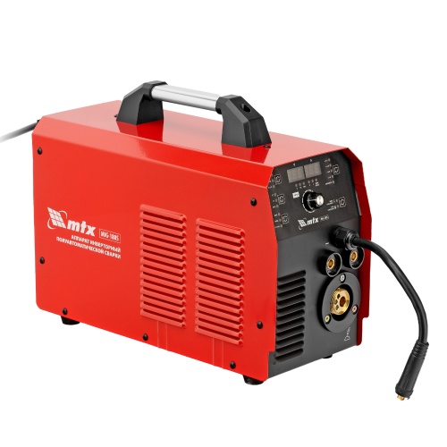 Аппарат инвертор. полуавтомат. cварки MIG-180S, 180A, ПВ 60%, катушка 5 кг MTX фото 2