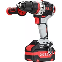 Дрель ударная аккум. бесщёточная P.I.T. X-DRIVER (20В, 75Нм, 13мм, 2ск, 1х4Ач, ЗУ,кейс) PSB20H-13D/3