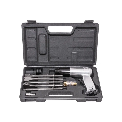 Пневматический молоток THORVIK AHK9190 190 мм, в наборе с насадками, 9 предметов 53689 053689 Пневматический молоток THORVIK AHK9190 190 мм, в наборе с насадками, 9 предметов 53689 053689