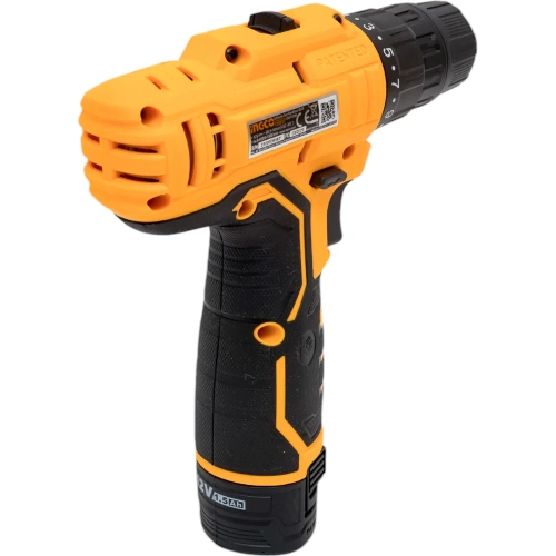 Аккумуляторная дрель-шуруповерт INGCO Li-Ion, 12 В CDLI12208 фото 6