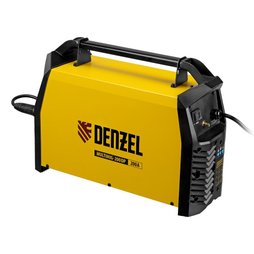 Аппарат инвертор. полуавтомат. сварки MultiMIG-200DP Synergy Double Pulse, 200 А, ПВ 80% Denzel фото 3