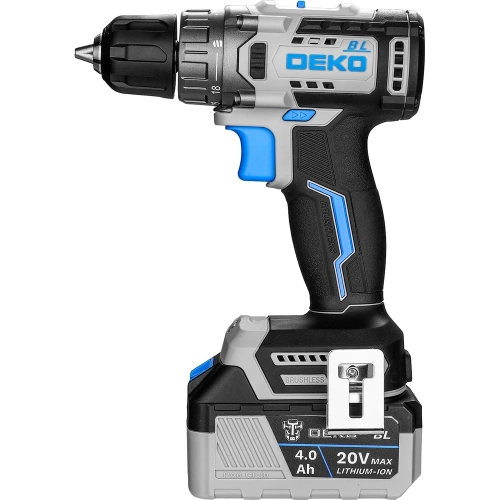 Дрель-шуруповерт аккумуляторная бесщеточная DEKO Loner 20V ONE + в кейсе, 20В, 2x4.0Ач 085-1003 фото 10 Дрель-шуруповерт аккумуляторная бесщеточная DEKO Loner 20V ONE + в кейсе, 20В, 2x4.0Ач 085-1003 фото 10