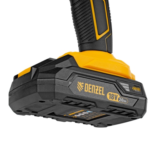 Дрель-шуруповерт аккумуляторная CDL-18-02BM, Li-Ion, 18 В, 2 аккумулятор Denzel фото 24