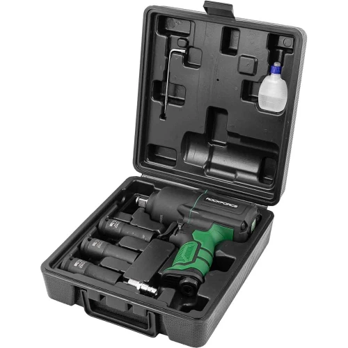 Ударный пневмогайковерт с регулировкой усилия Rockforce набор головок RF-82549K4(48140) фото 11