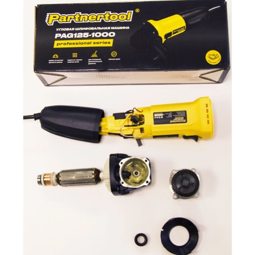 Углошлифовальная машина PARTNERTOOL PAG125-1000 фото 5 Углошлифовальная машина PARTNERTOOL PAG125-1000 фото 5