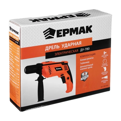 Электрическая ударная дрель ЕРМАК ДУ-780 693-003 фото 9