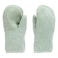 Рукавицы утепленные, брезентовые, огнеупорные, ватин, 2 размер Сибртех