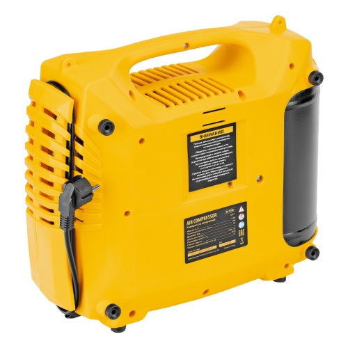 Компрессор воздушный DL1300, 10 бар, 1,3 кВт 180 л/мин 5 л, с набором аксессуаров Denzel фото 4 Компрессор воздушный DL1300, 10 бар, 1,3 кВт 180 л/мин 5 л, с набором аксессуаров Denzel фото 4