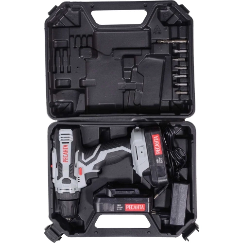 Аккумуляторная дрель-шуруповерт Ресанта ДА-18-2ЛК 75/14/5 фото 10