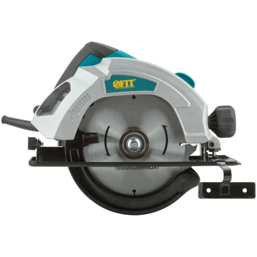Дисковая пила FIT 1300 Вт, 4500 об/мин, 185/20 мм, железная опора, резкий наклон, блок шпинделя, коробка 80404 фото 3