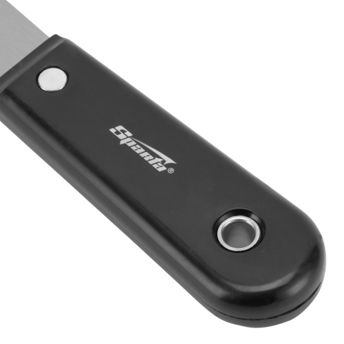 Шпательная лопатка стальная, 25 мм, полированная, пластмассовая ручка Sparta фото 5