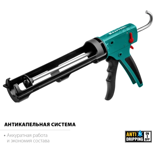 Скелетный пистолет для герметика KRAFTOOL Grand 2-in-1 310 мл 06674 фото 6 Скелетный пистолет для герметика KRAFTOOL Grand 2-in-1 310 мл 06674 фото 6