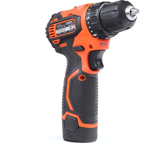 Дрель-шуруповерт аккумуляторная Patriot BR 368Li две АКБ Li Ion 12В 2 0 Ач 45Нм 2 скорости 180201368 фото 5