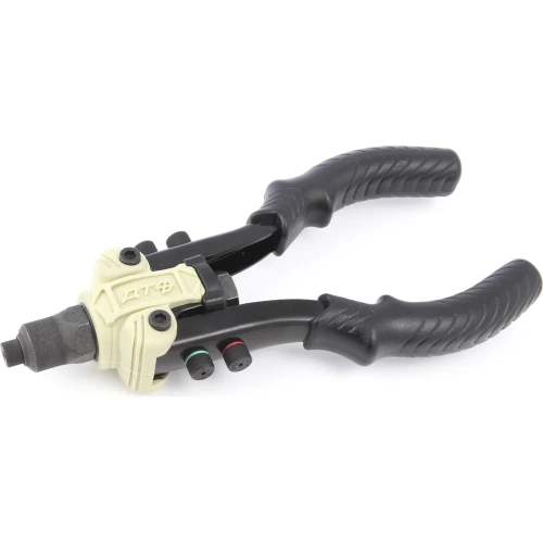 Универсальный двуручный заклёпочник для вытяжных и резьбовых заклёпок Дело Техники 458363 Универсальный двуручный заклёпочник для вытяжных и резьбовых заклёпок Дело Техники 458363