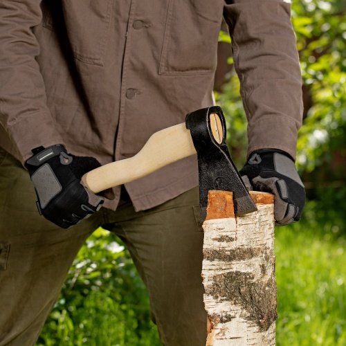 Топор кованый, в сборе, 1240/1650 г, деревянное топорище, 500 мм, Б, фото 9