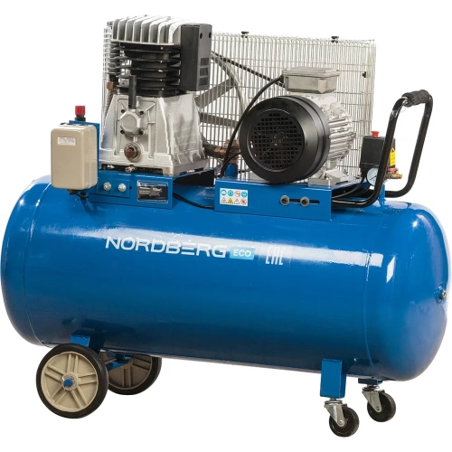 Поршневой компрессор с ременной передачей 380В NORDBERG NCE200/520 Поршневой компрессор с ременной передачей 380В NORDBERG NCE200/520