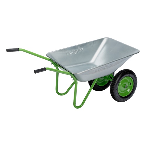 Тачка садовая, 2-х колесная, грузоподъемность 120 кг, объем 65 л Сибртех фото 2