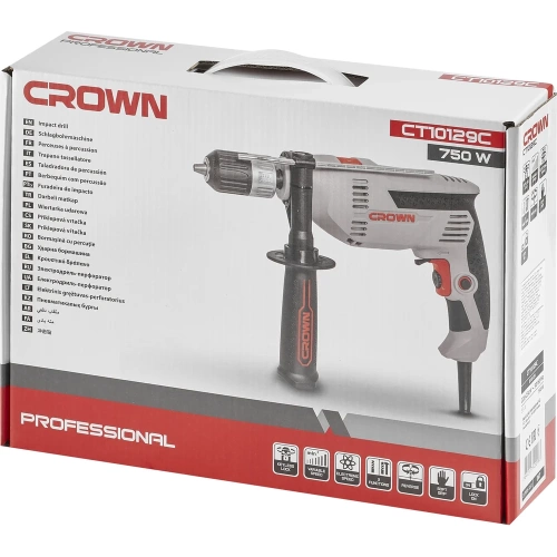 Ударная дрель Crown CT10129C фото 9 Ударная дрель Crown CT10129C фото 9