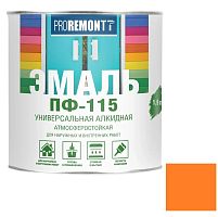 Эмаль Proremontt ПФ-115 оранжевая 1,9 кг