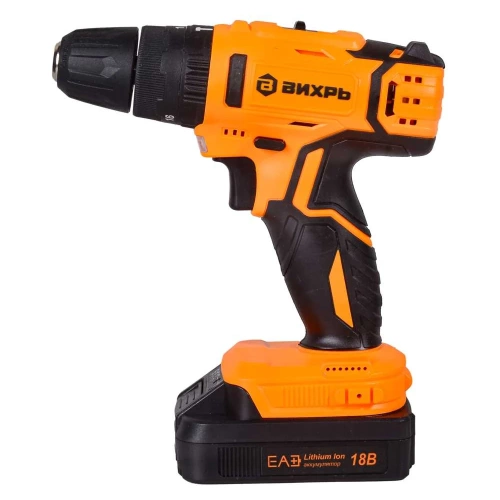 Аккумуляторная дрель-шуруповерт Вихрь ДА-18Л-2кУ 72/14/17 фото 4 Аккумуляторная дрель-шуруповерт Вихрь ДА-18Л-2кУ 72/14/17 фото 4