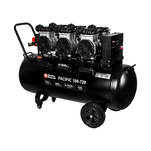 Безмасляный поршневой компрессор QUATTRO ELEMENTI PACIFIC 100-720 720 л/мин, 100 л, 5.5 л.с, 8 бар 915-380 фото 11 Безмасляный поршневой компрессор QUATTRO ELEMENTI PACIFIC 100-720 720 л/мин, 100 л, 5.5 л.с, 8 бар 915-380 фото 11