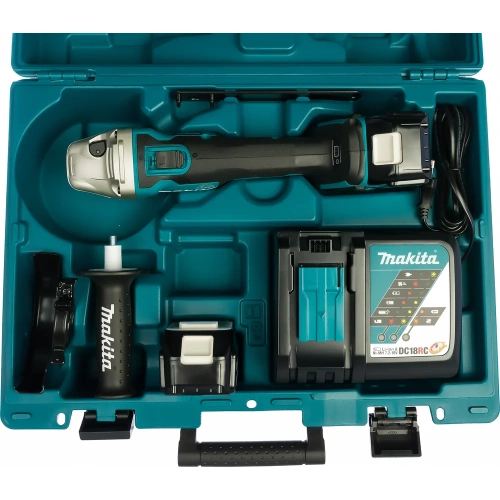 Аккумуляторная угловая шлифмашина Makita LXT DGA504RME фото 5