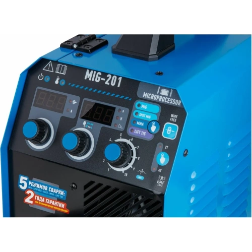 Сварочный полуавтомат SOLARIS MIG-201 фото 11 Сварочный полуавтомат SOLARIS MIG-201 фото 11