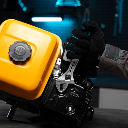 Ключ разводной, 200 мм, CrV, двухкомпонентная ручка Gross фото 9