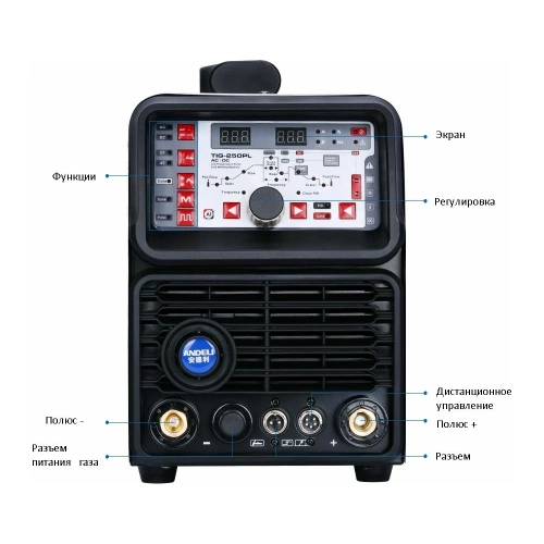 Сварочный аппарат ANDELI TIG-250PL ADL20-109 фото 4