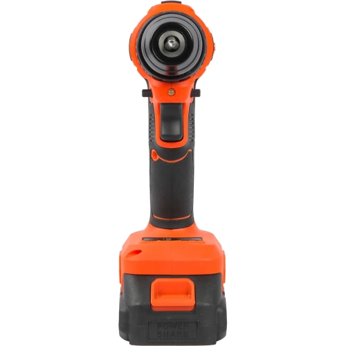 Дрель аккумуляторная Спец БДА-21-Б, (бесщеточный двигатель),21В,2аккум *2,0Ач, Ли-Ион, 0-450/0-1500об/мин,60Нм,реверс,21+1,рег..момента,металл.патрон 10мм,блок.шпинделя,инд.батареи,подсведка,зарядка 4ч,кейс + перчатки СПЕЦ-4131/И-8076-И фото 6