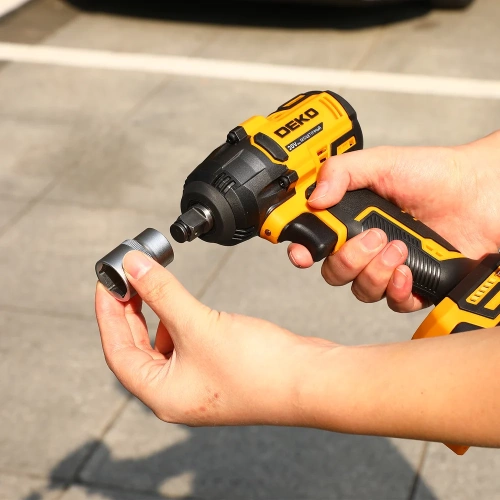 Аккумуляторный бесщеточный гайковерт DEKO DKIS20, 20 В, без АКБ и з/у 063-4450 фото 10