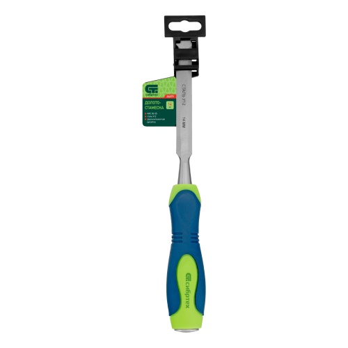 Долото-стамеска, 14 мм, двухкомпонентная рукоятка Сибртех фото 6