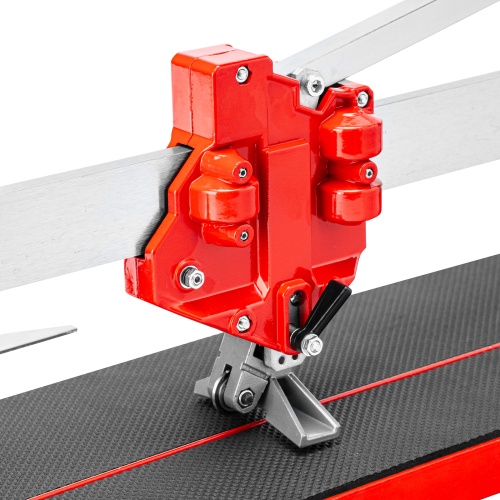 Плиткорез ручной монорельсовый 600 х 14 мм, ходовая каретка,9/4 рег. подшипников, литая станина// MTX фото 6