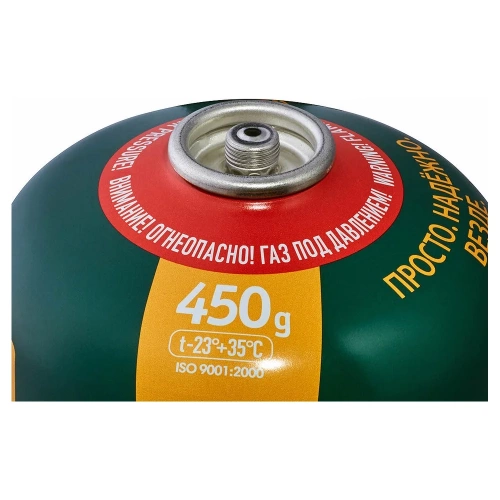 Газовый баллон TOURIST STANDARD резьбовой TBR-450 фото 3 Газовый баллон TOURIST STANDARD резьбовой TBR-450 фото 3