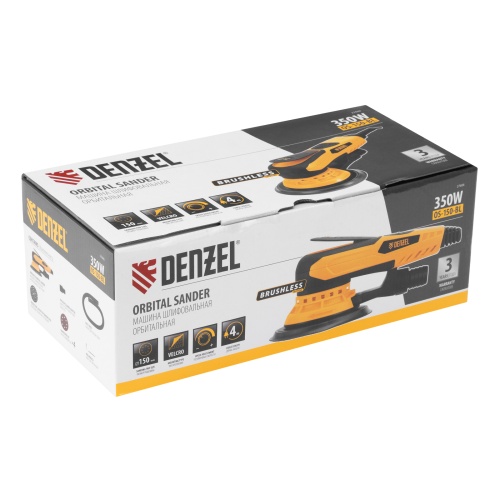 Машина шлифовальная орбитальная бесщет OS-150-BL, 350 Вт, 4000-10000 об/мин Denzel фото 26 Машина шлифовальная орбитальная бесщет OS-150-BL, 350 Вт, 4000-10000 об/мин Denzel фото 26