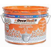 Грунт-эмаль DecoTech Professional 3 в 1 00-00015851 белая 1,8 кг