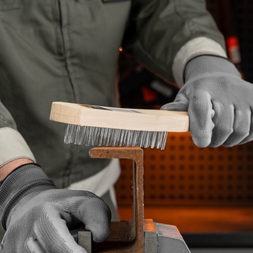 Щетка четырехрядная металлическая с деревянной ручкой Sparta фото 8